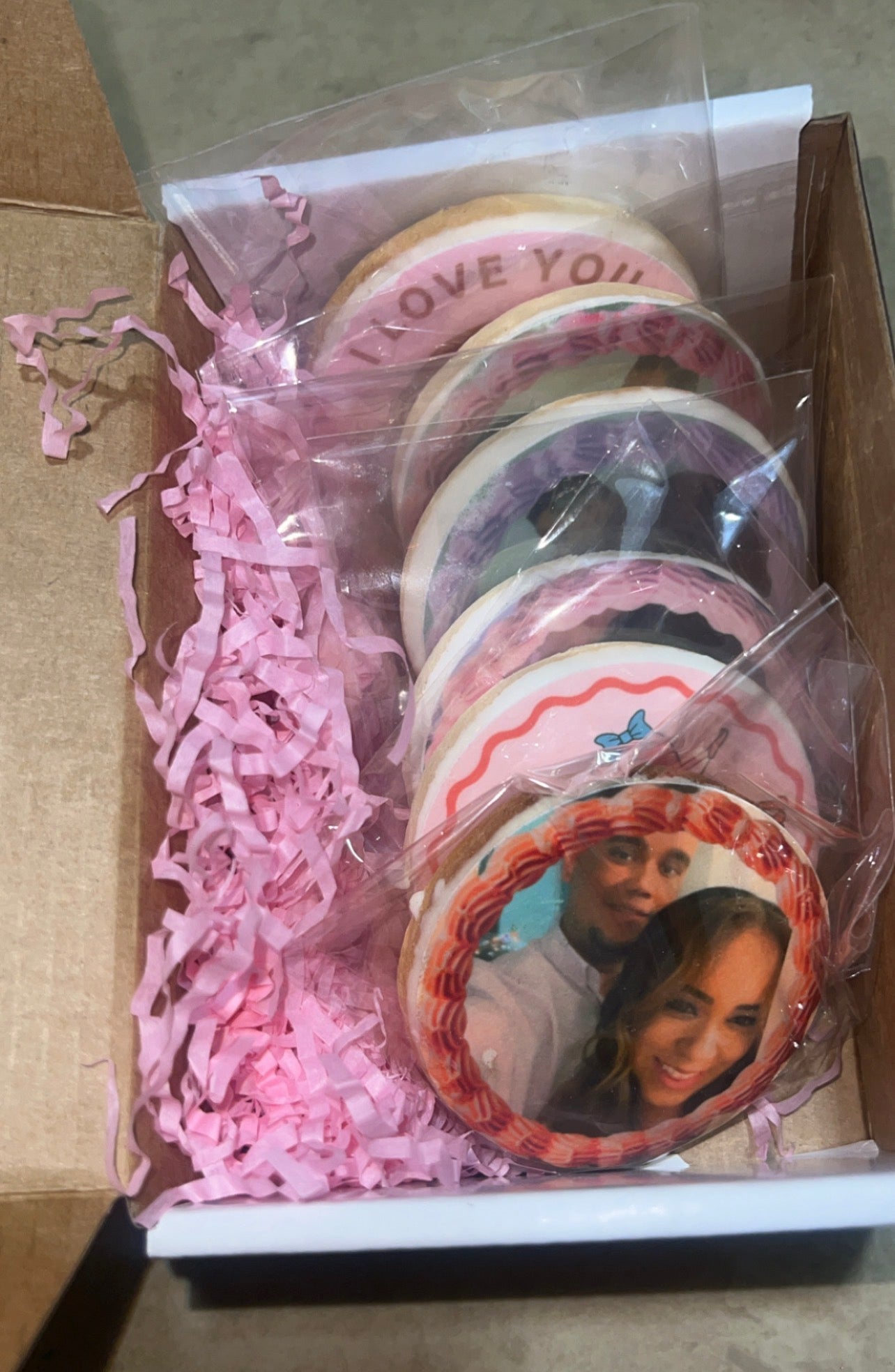 Edible Photo Sugar Cookies - Love Edition