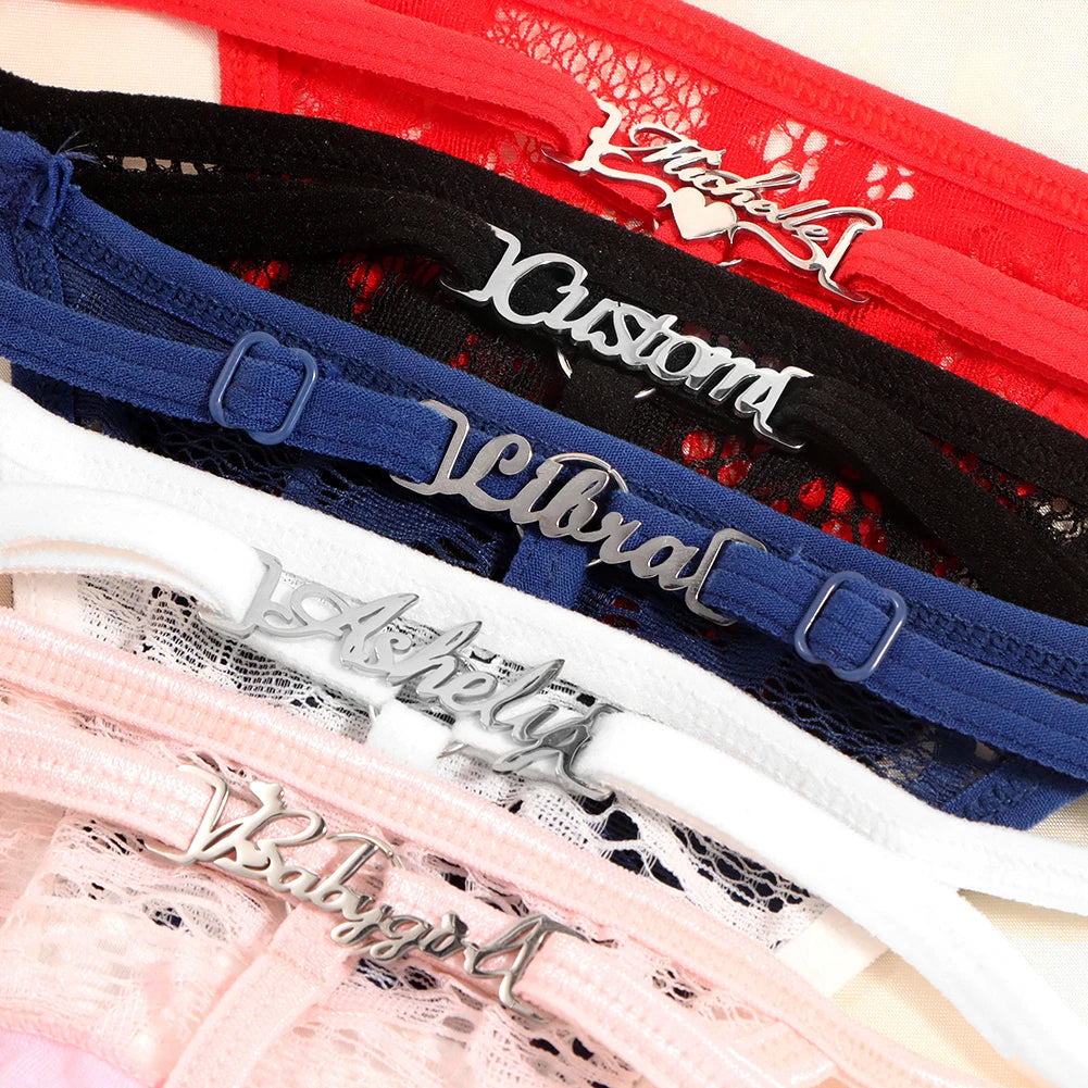 Sexy Lace Custom Name T-Back Thong