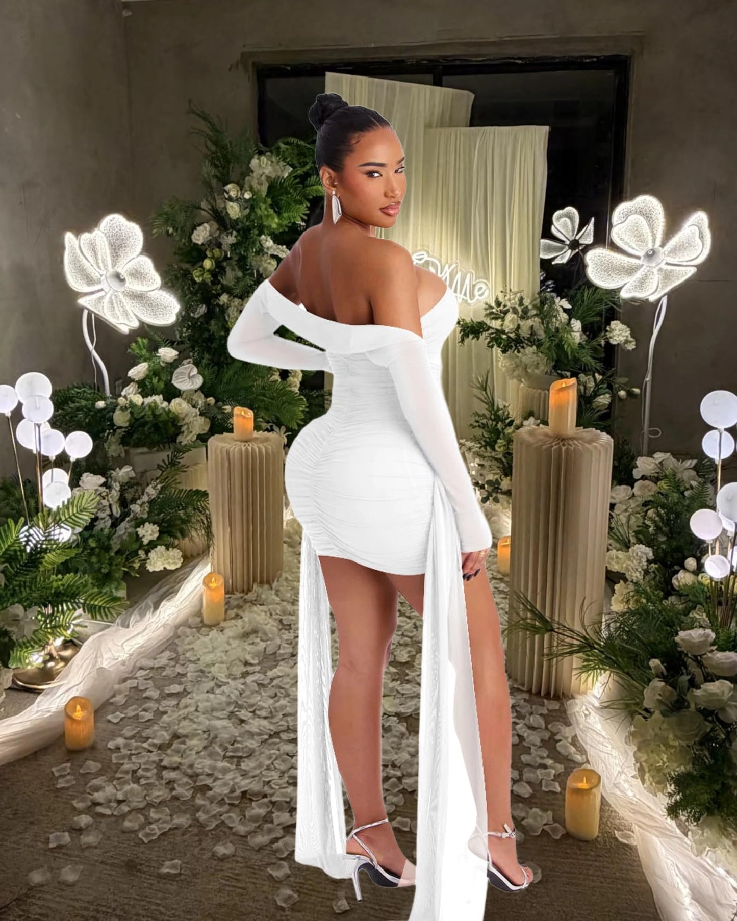 Strapless Bandage Tube Top Mini Dress