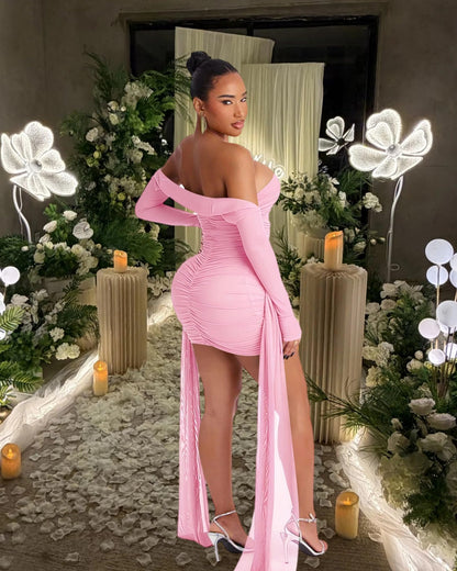 Strapless Bandage Tube Top Mini Dress