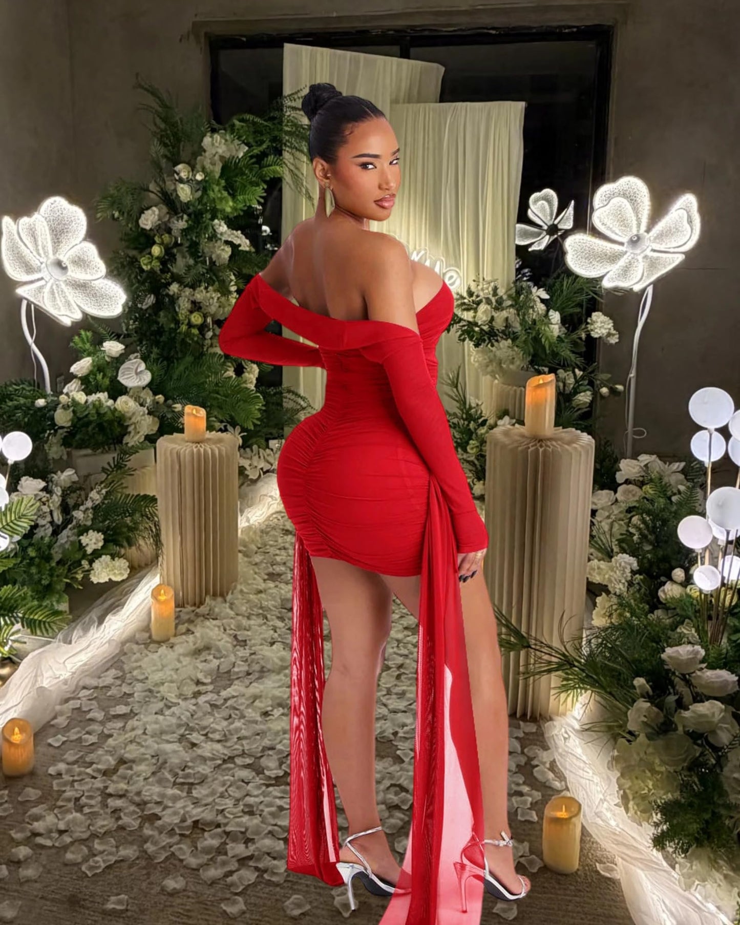 Strapless Bandage Tube Top Mini Dress
