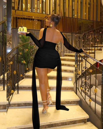 Strapless Bandage Tube Top Mini Dress