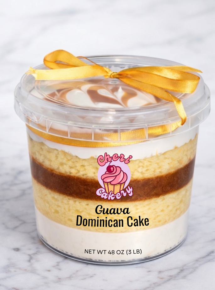 Dominican Cake in a Tub