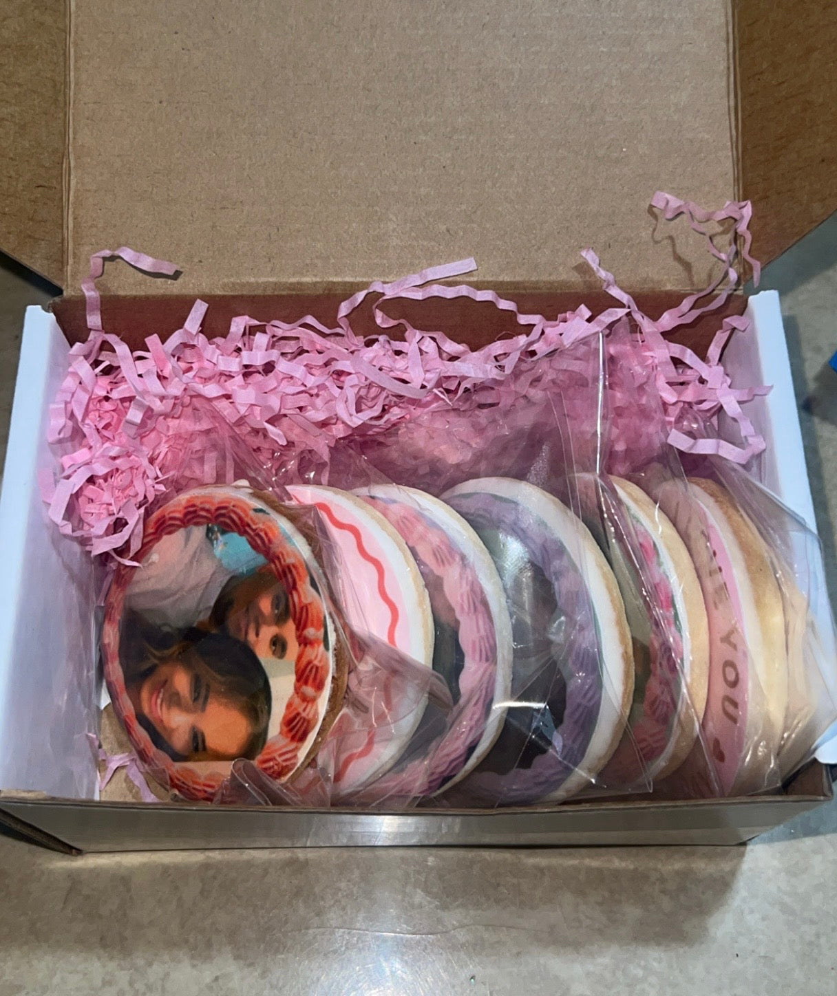 Edible Photo Sugar Cookies - Love Edition