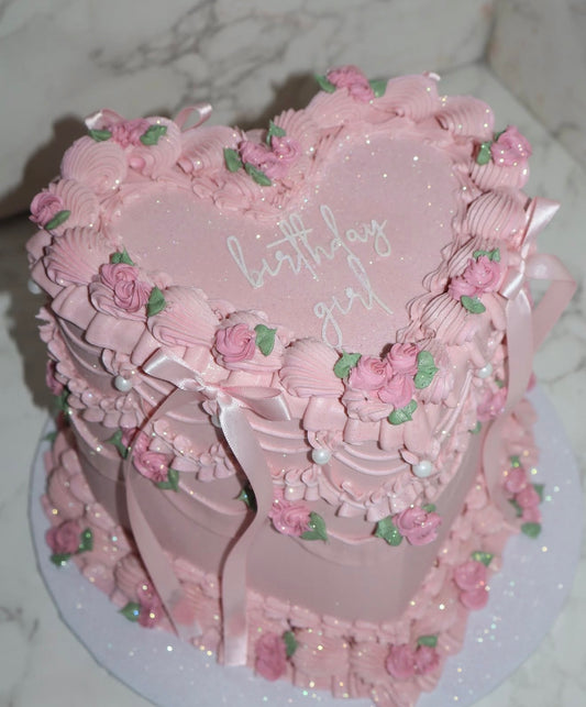 Heart Vintage Cakes