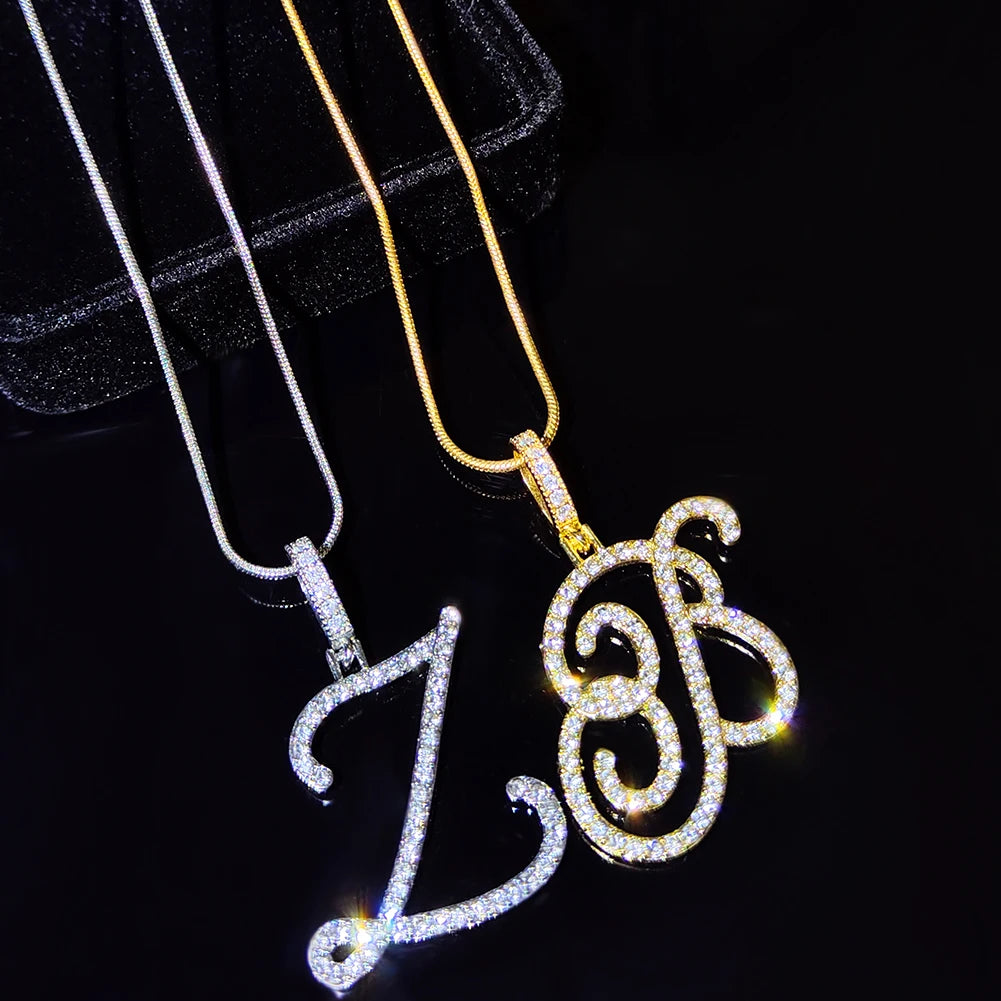 Lexy Initial Curve Necklace