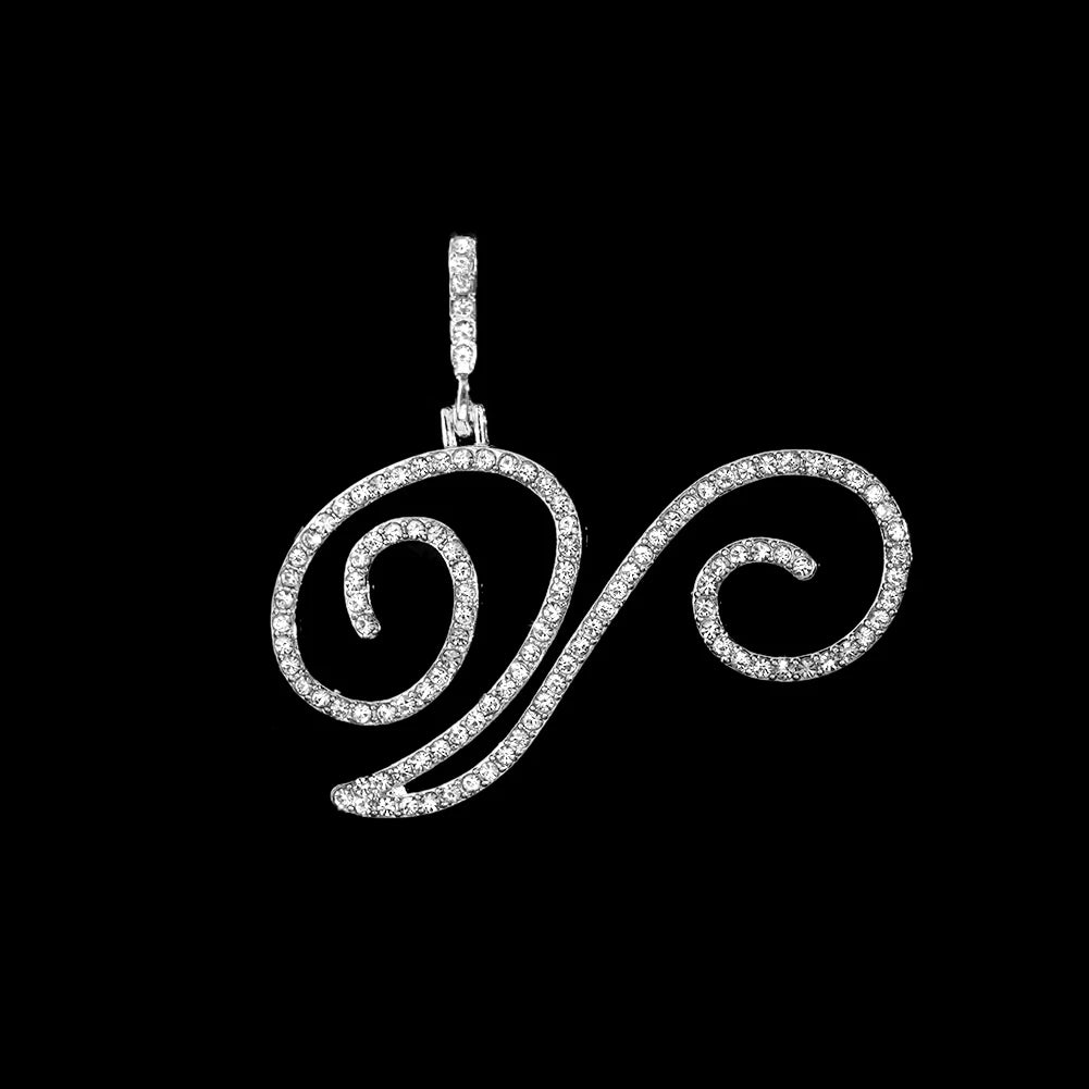 Lexy Initial Curve Necklace