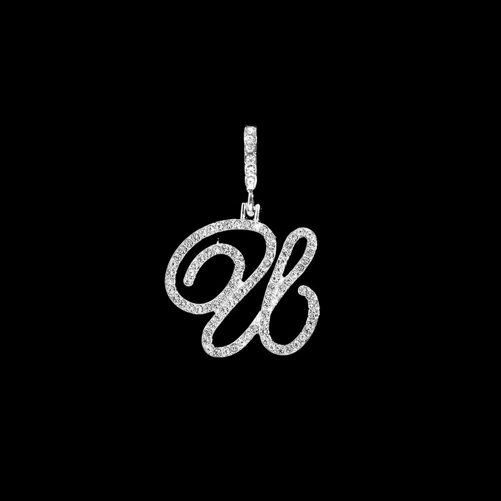Lexy Initial Curve Necklace