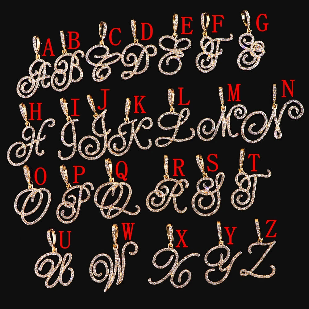 Lexy Initial Curve Necklace