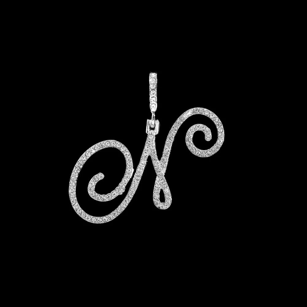 Lexy Initial Curve Necklace