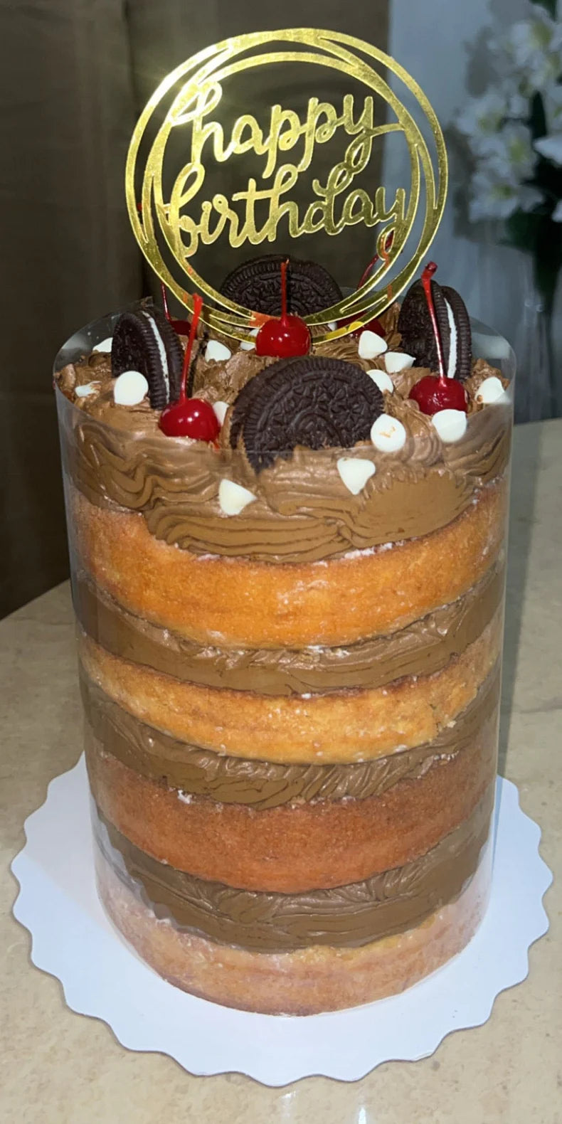 Naked Acetate Cake